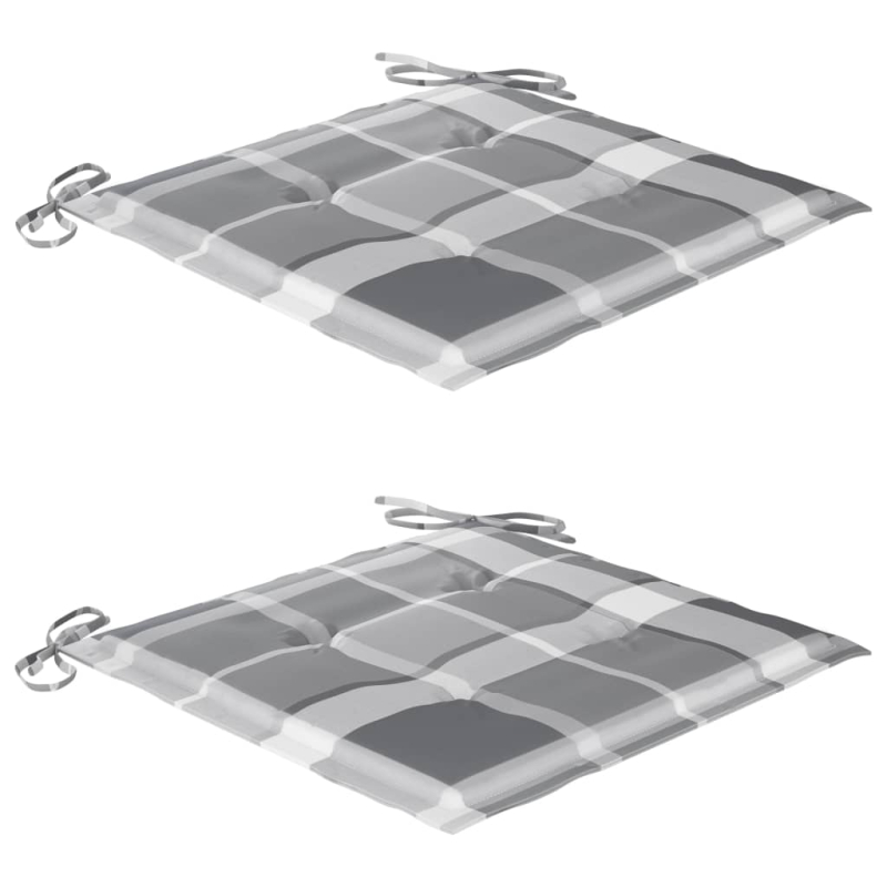 Klappbare Gartenstühle 2 Stk. mit Kissen Massivholz Akazie