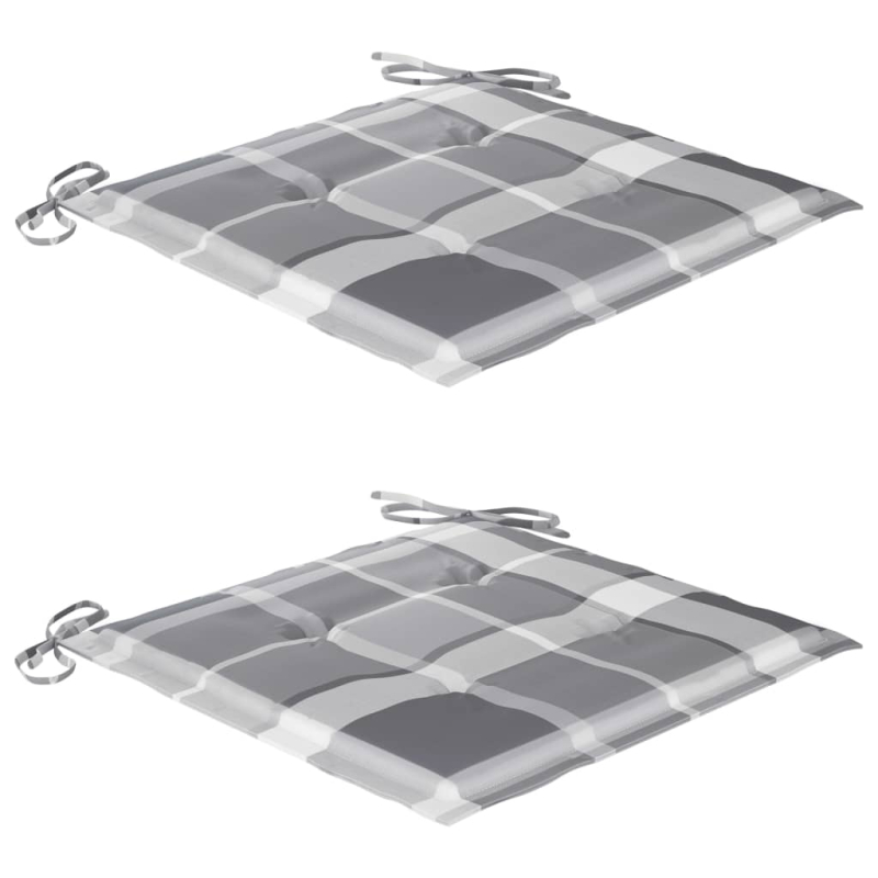 Klappbare Gartenstühle 2 Stk. mit Kissen Massivholz Akazie