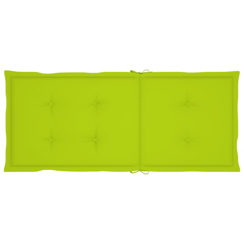 Verstellbare Gartenstühle 2 Stk. mit Auflagen Massivholz Akazie