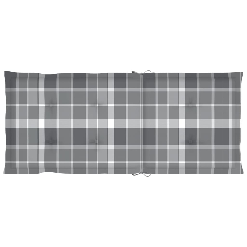 Verstellbare Gartenstühle 2 Stk. mit Auflagen Massivholz Akazie