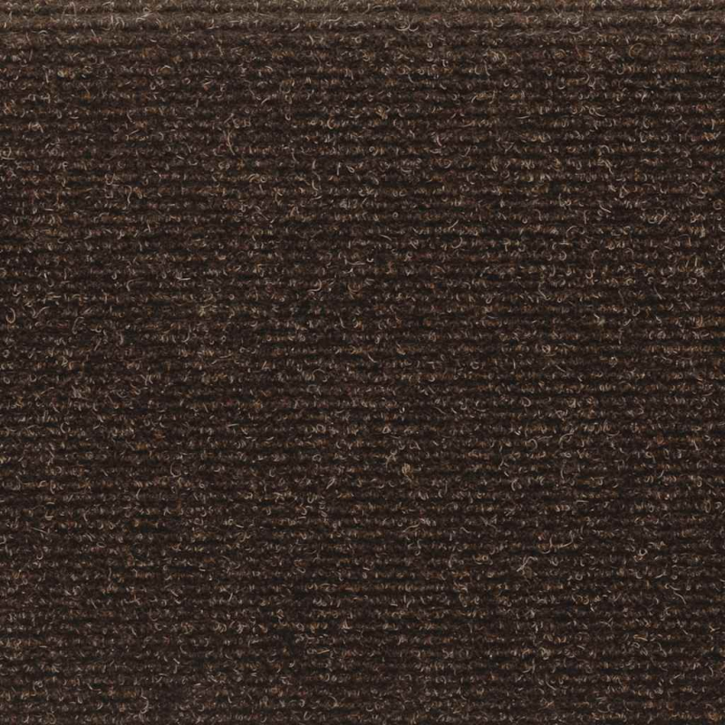 Treppenmatten 15 Stk. Nadelvlies 65x21x4 cm Braun