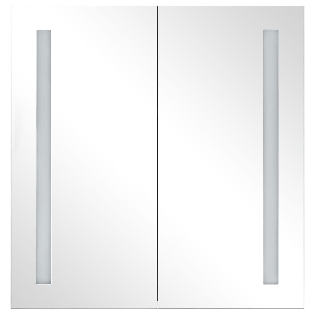 LED-Spiegelschrank fürs Bad 62x14x60 cm