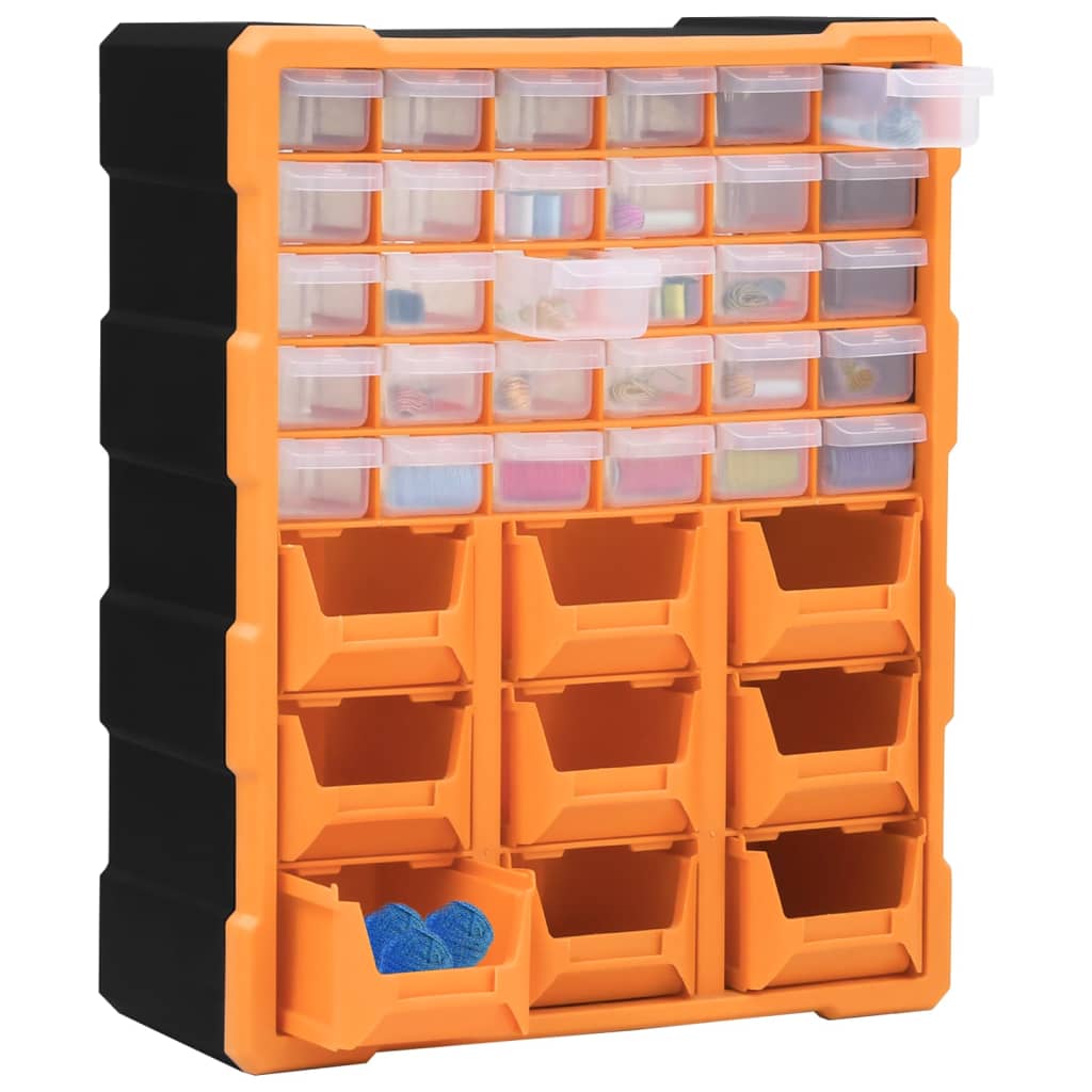Multi-Schubladen-Organizer mit 39 Schubladen 38x16x47 cm