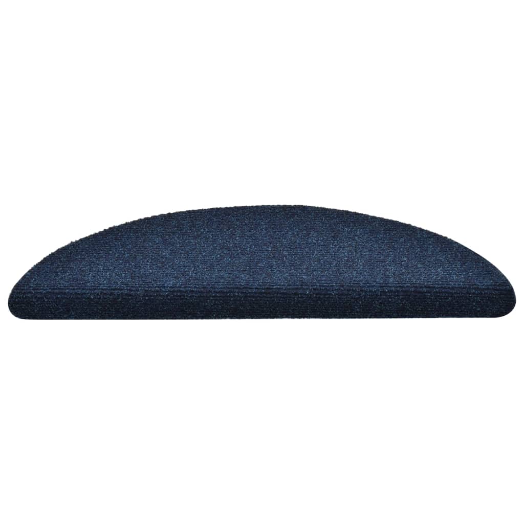 Selbstklebende Treppenmatten 10 Stk. Marineblau 56x17x3 cm