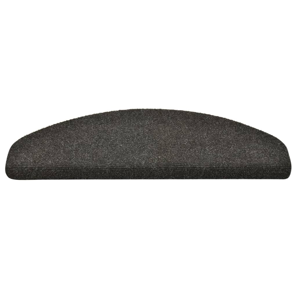 Selbstklebende Treppenmatten 5 Stk. Anthrazit 65x21x4 cm