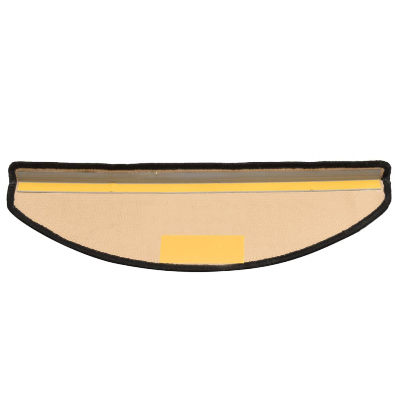 Stufenmatten Selbstklebend 5 Stk. 65x21x4 cm Schwarz Grau