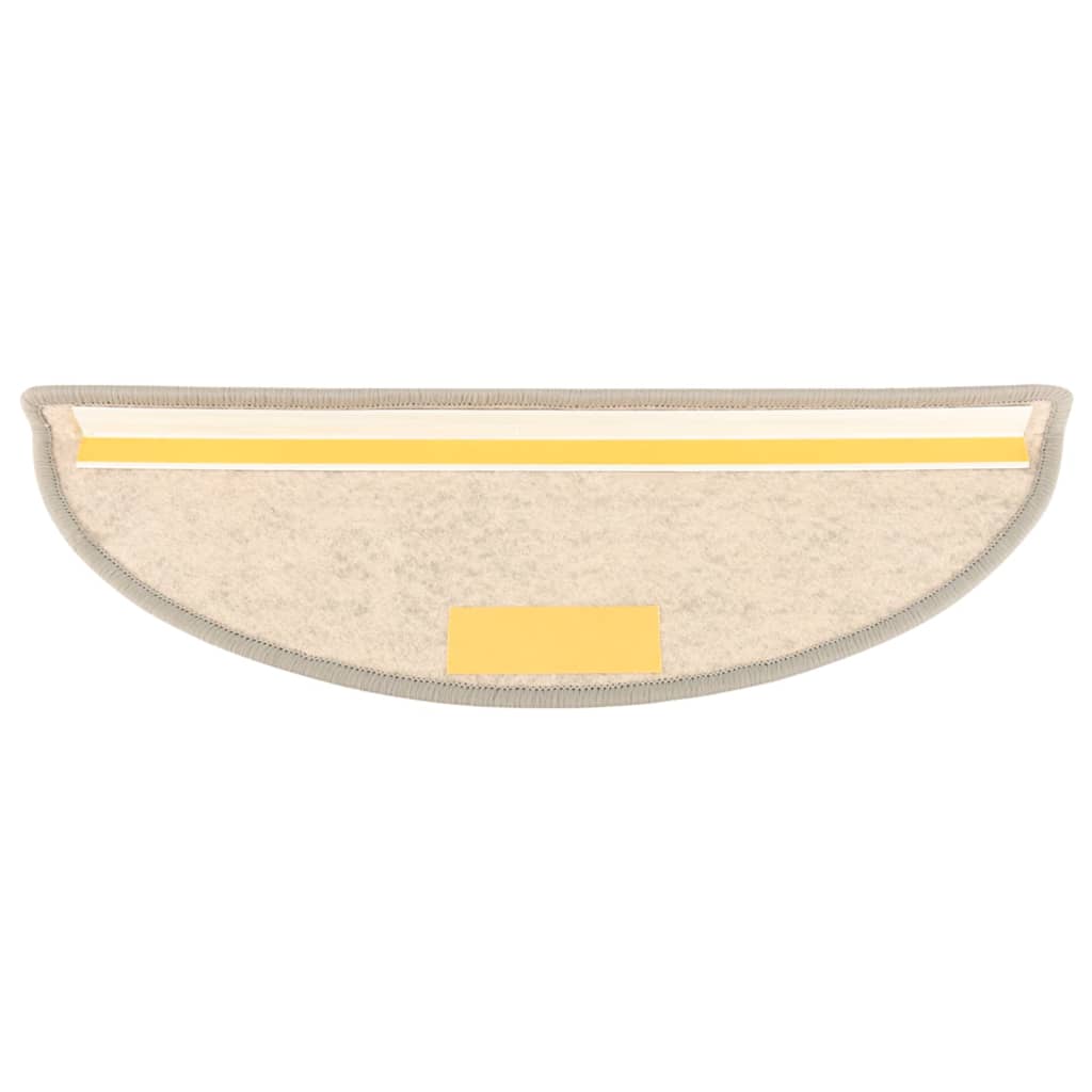 Treppenmatten Selbstklebend Sisal-Look 15 Stk. 56x17x3 Silbern