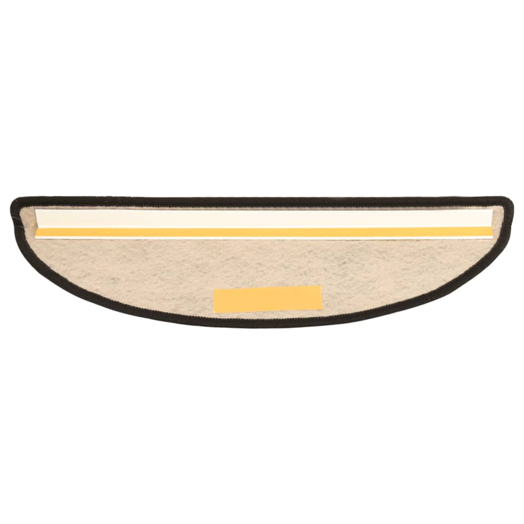 Treppenmatten Selbstklebend Sisal 15 Stk. 56x17x3 cm Anthrazit