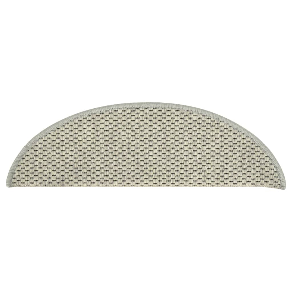 Treppenmatten Selbstklebend Sisal-Look 15 Stk 56x17x3 Hellgrün
