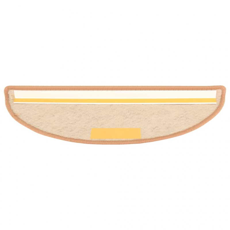Treppenmatten Selbstklebend Sisal-Optik 15Stk. 56x17x3cm Orange