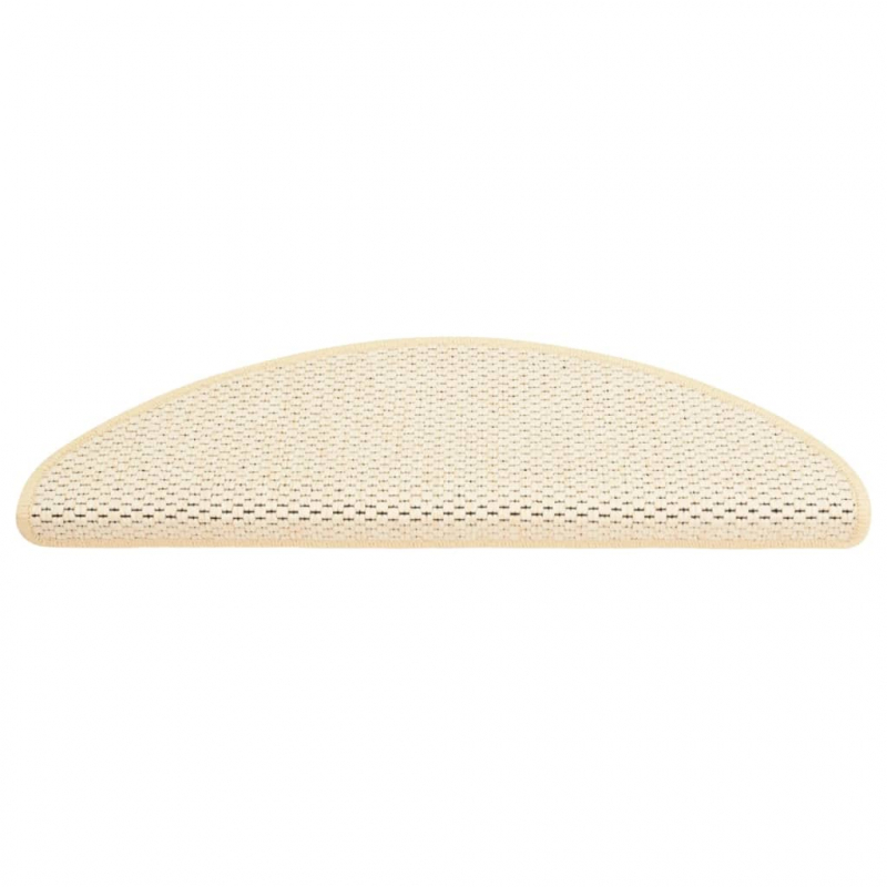 Treppenmatten Selbstklebend Sisal-Look 15 Stk. 65x21x4 Berber