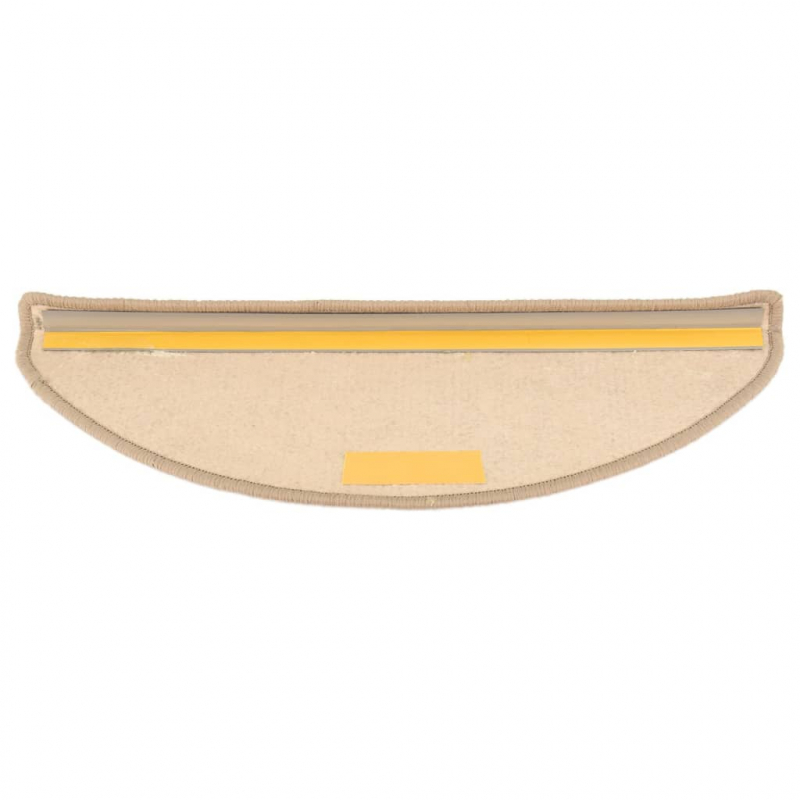 Stufenmatten Selbstklebend 15 Stk. Dunkelbeige 65x21x4 cm