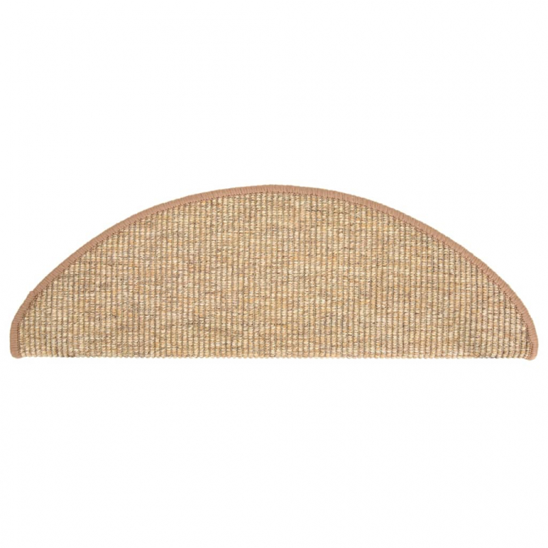 Stufenmatten Selbstklebend 15 Stk. Hellbraun 65x21x4 cm