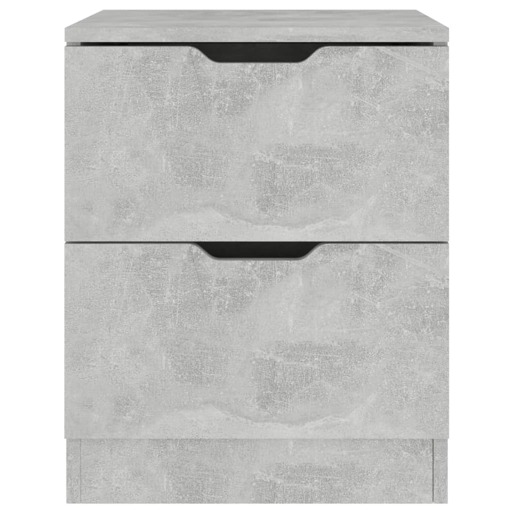 Nachttisch Betongrau 40x40x50 cm Spanplatte