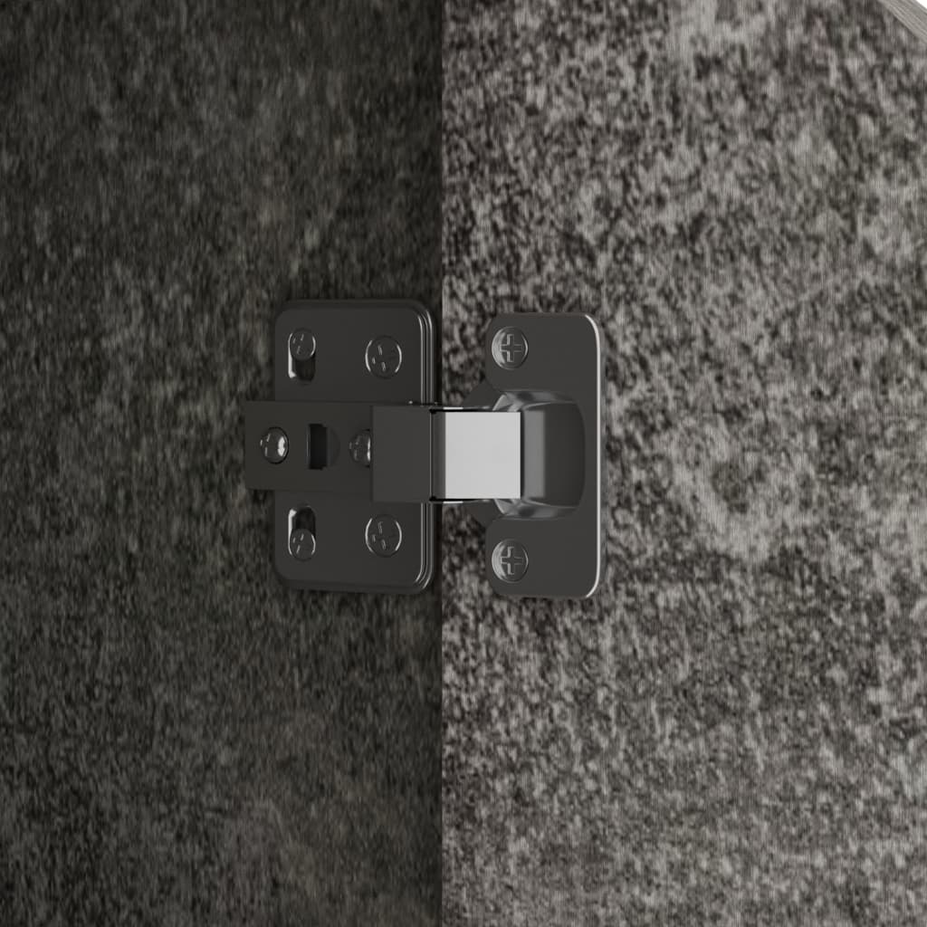 Sideboard Betongrau 60x30x72 cm Holzwerkstoff