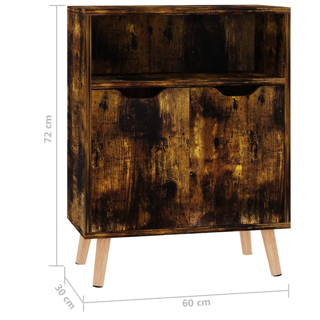 Sideboard Räuchereiche 60x30x72 cm Holzwerkstoff