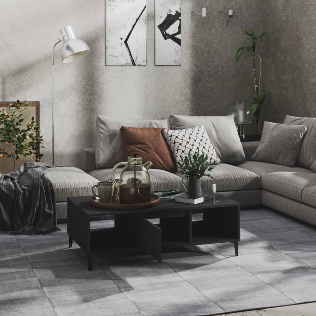 Couchtisch Grau 103,5x60x35 cm Holzwerkstoff