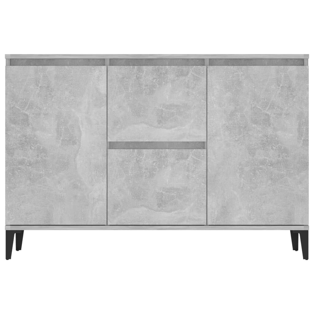 Sideboard Betongrau 104x35x70 cm Holzwerkstoff