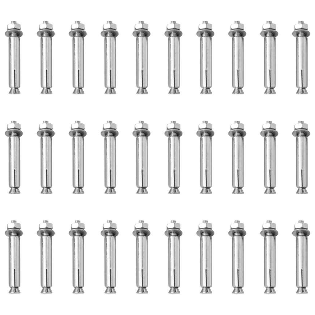 Absperrpfosten 10 Stk. 75 cm PE
