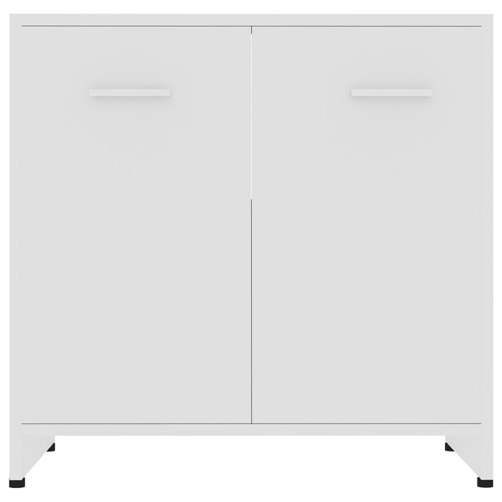 4-tlg. Badmöbel-Set Weiß