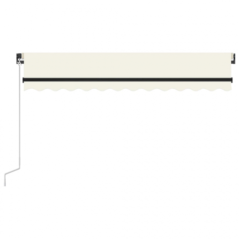 Markise Manuell Einziehbar 350x250 cm Creme