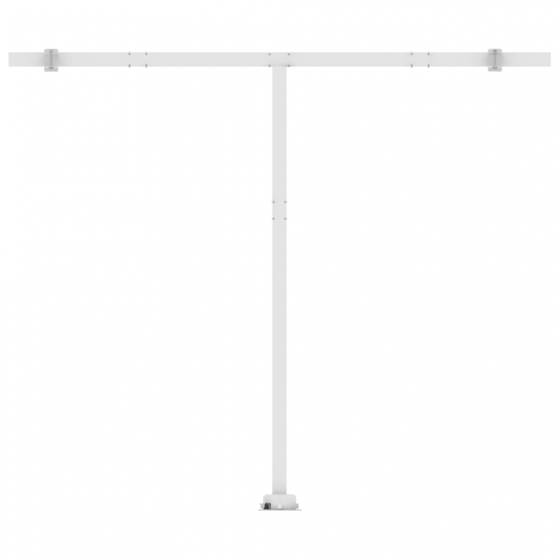 Standmarkise Manuell Einziehbar 400x300 cm Orange/Braun