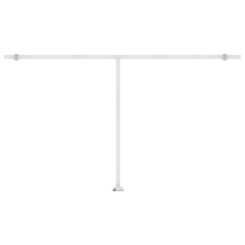 Standmarkise Manuell Einziehbar 500x300 cm Gelb/Weiß