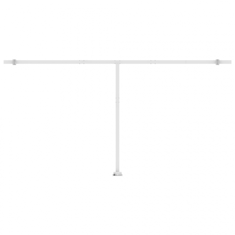 Standmarkise Manuell Einziehbar 600x300 cm Creme