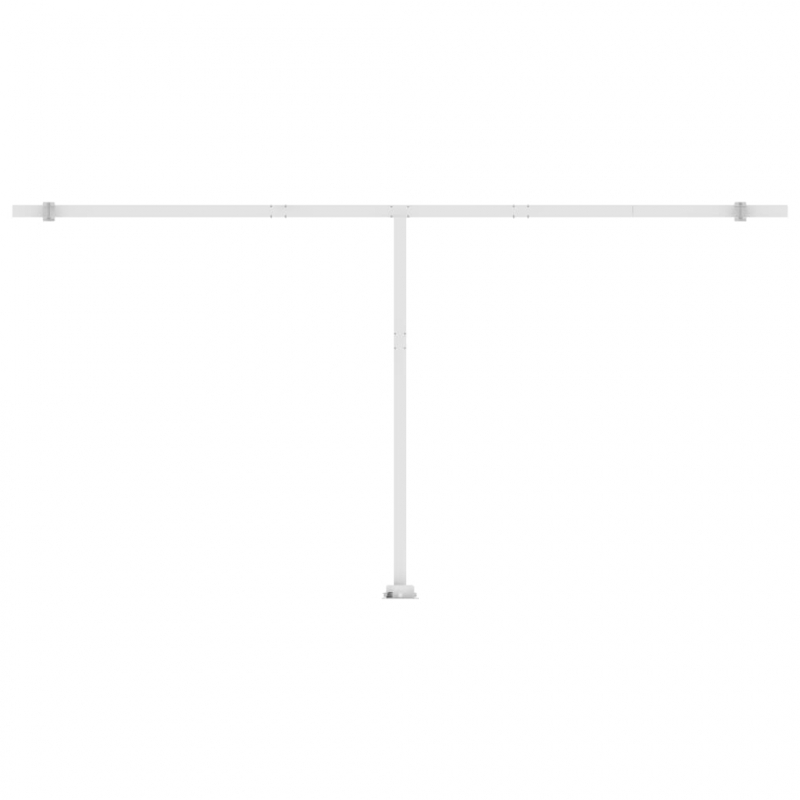 Standmarkise Manuell Einziehbar 600x300 cm Orange Braun