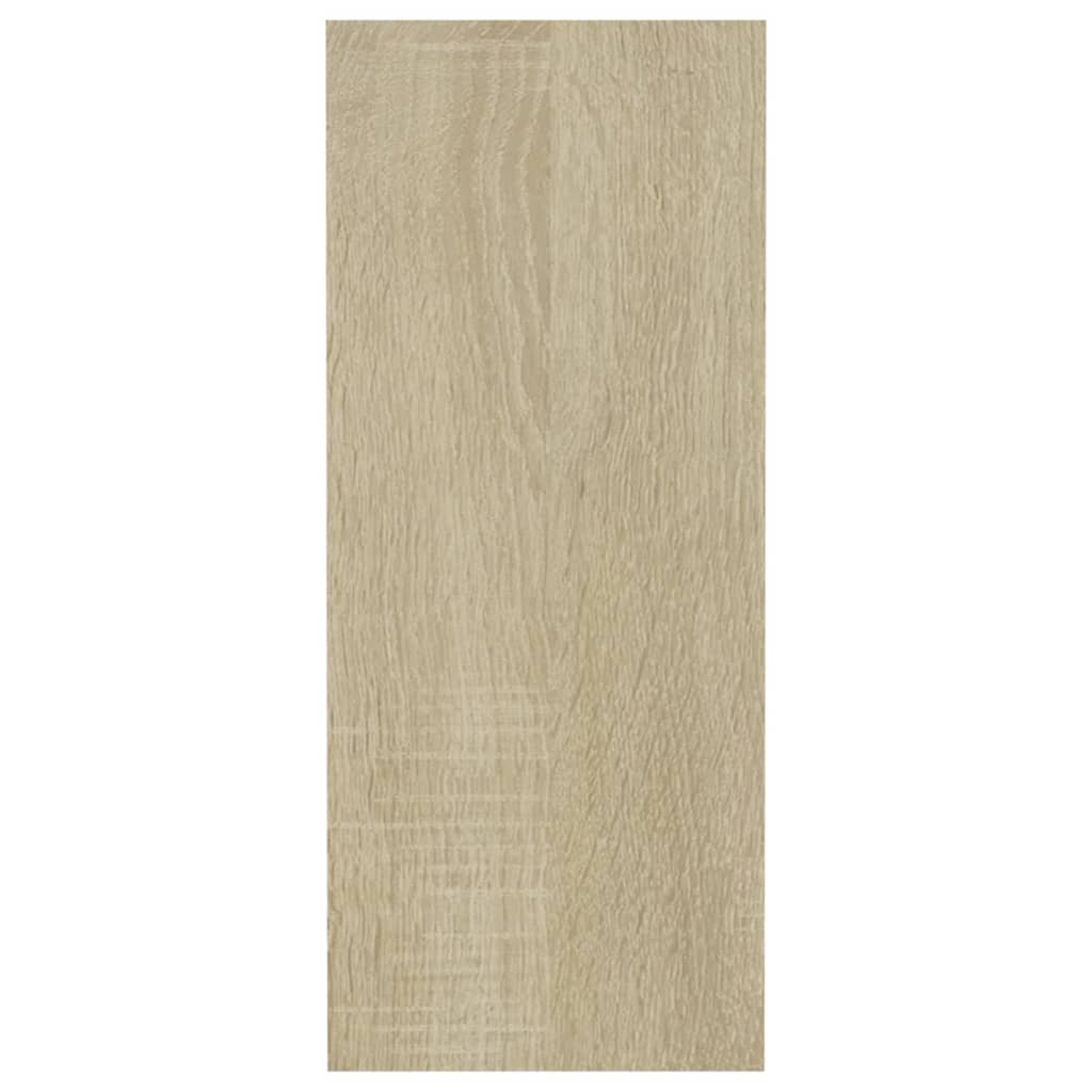 Würfelregale 3 Stk. Weiß und Sonoma-Eiche