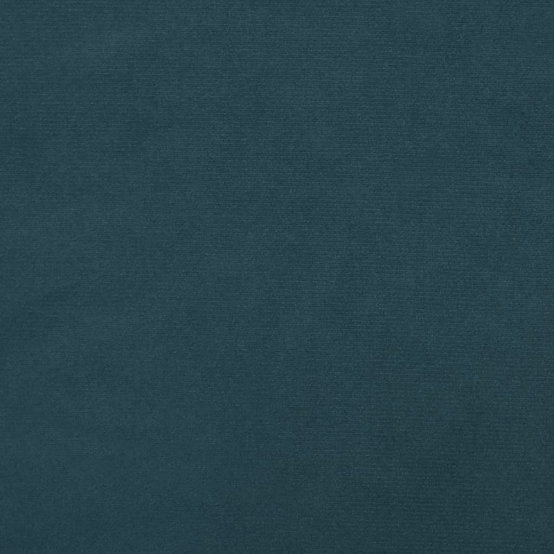 Hocker mit Holzbeinen Blau Samt