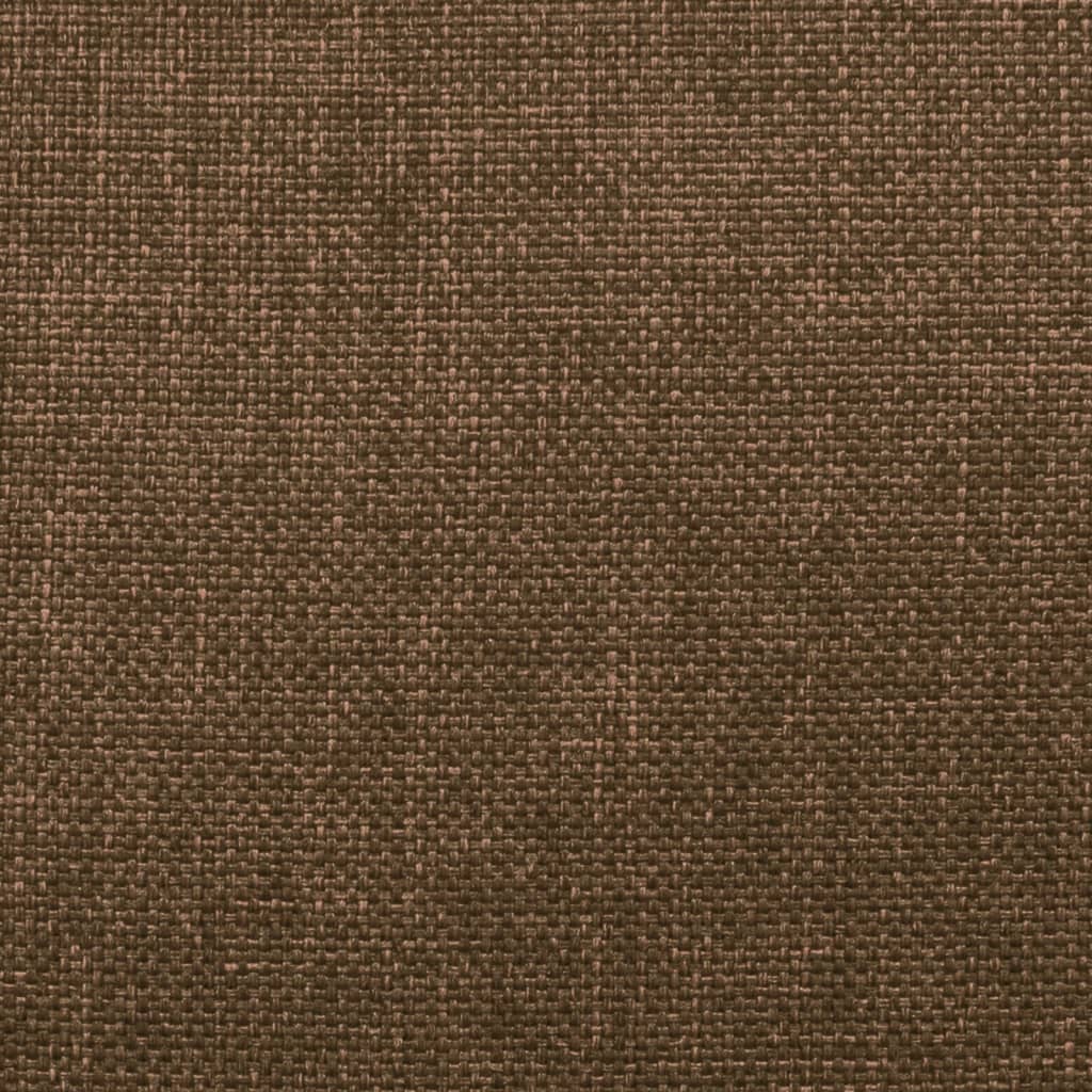 Aufstehsessel Dunkelbraun Stoff