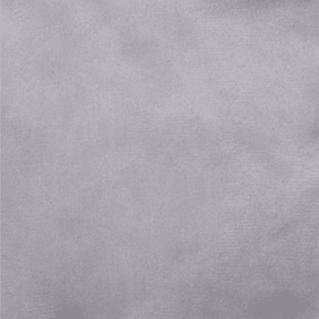 Hundebett Schwarz-Grau 69x59x19 cm Plüsch und Kunstleder