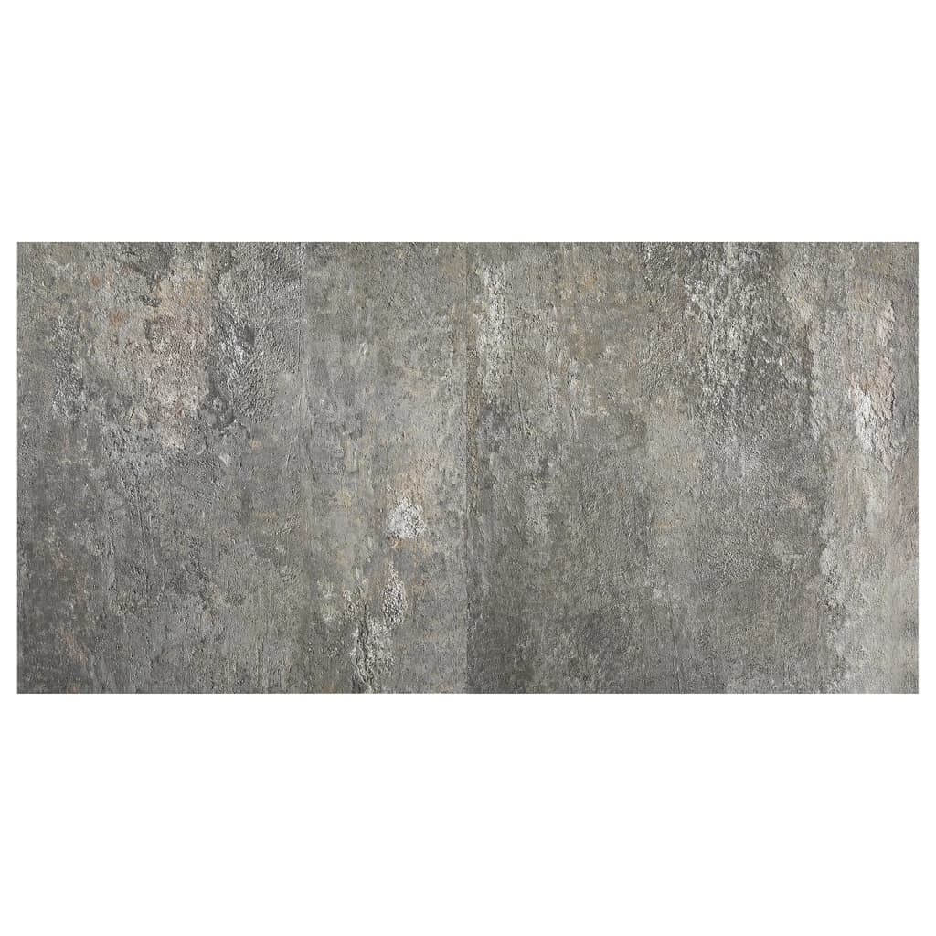 PVC-Fliesen Selbstklebend 20 Stk. 1,86 m² Grau