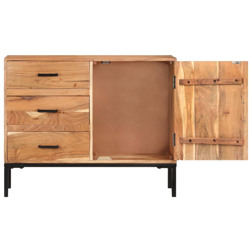 Sideboard 88x30x73 cm Akazie Massivholz