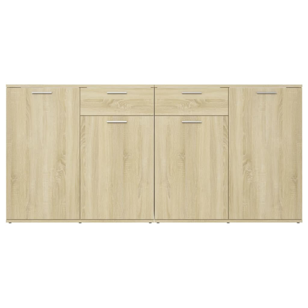 Sideboard Sonoma-Eiche 160x36x75 cm Holzwerkstoff