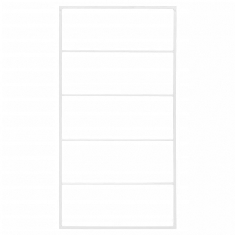 Handtuchständer Weiß 60x10x116 cm Stahl