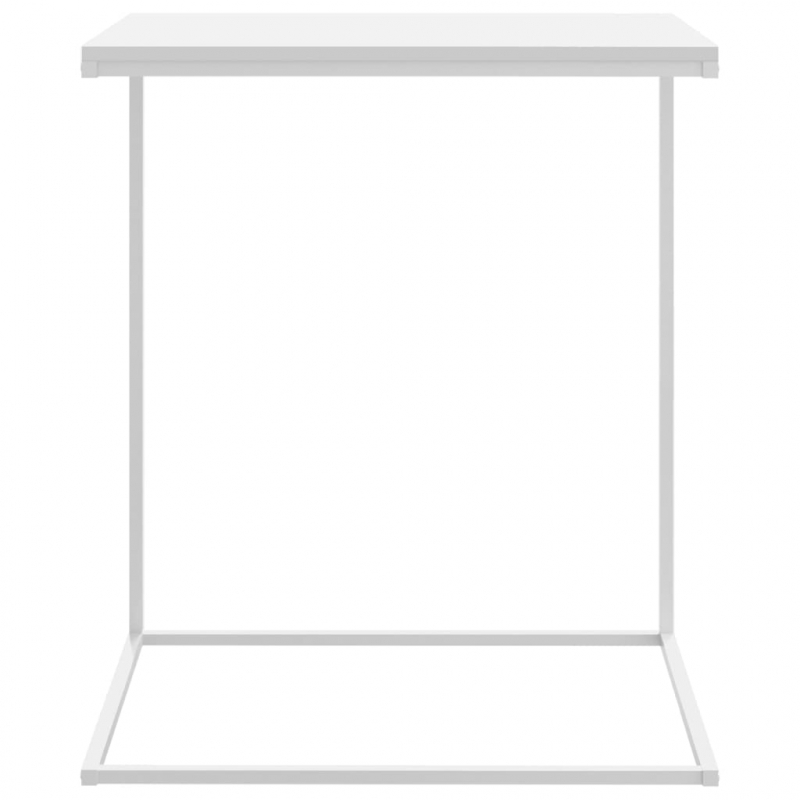 Beistelltisch Weiß 55x35x66 cm Holzwerkstoff