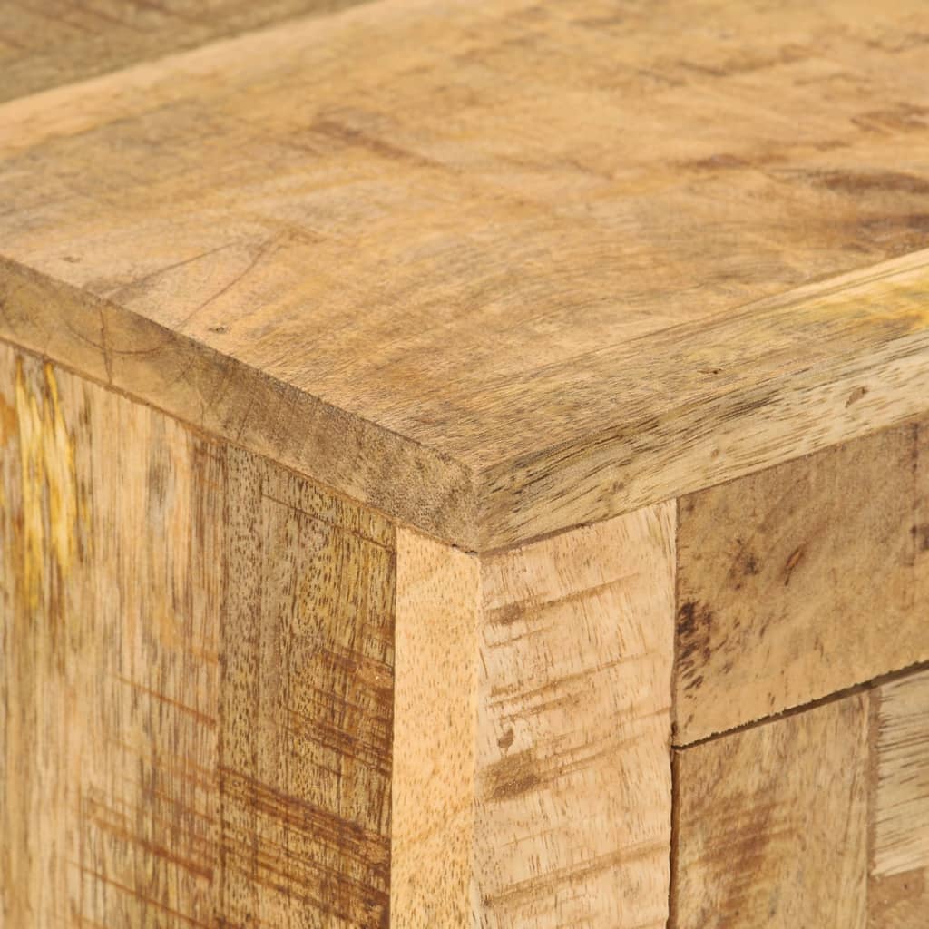 Sideboard 110x30x74 cm Raues Mangoholz