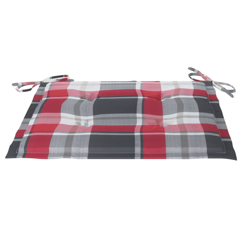 Gartenstühle 4 Stk. mit Kissen Massivholz Teak