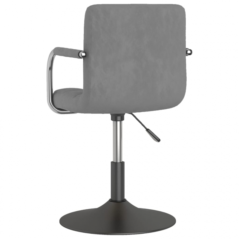 Barhocker Hellgrau Samt