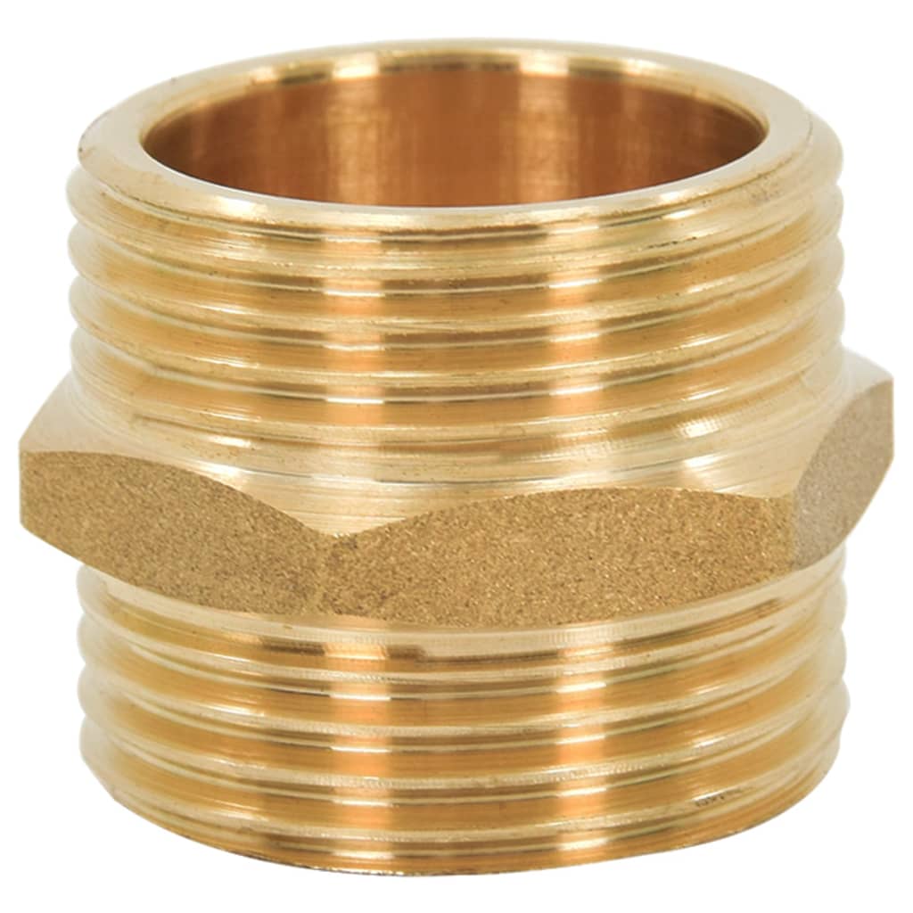 Saugschlauch mit Messing-Anschlüssen Schwarz 1,1 4 m PVC