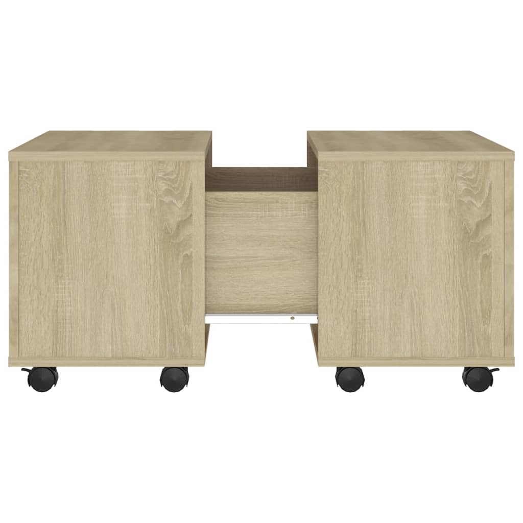 Couchtisch Sonoma-Eiche 60x60x38 cm Holzwerkstoff
