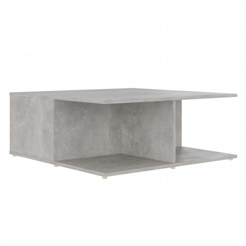 Couchtisch Betongrau 80x80x31 cm Holzwerkstoff