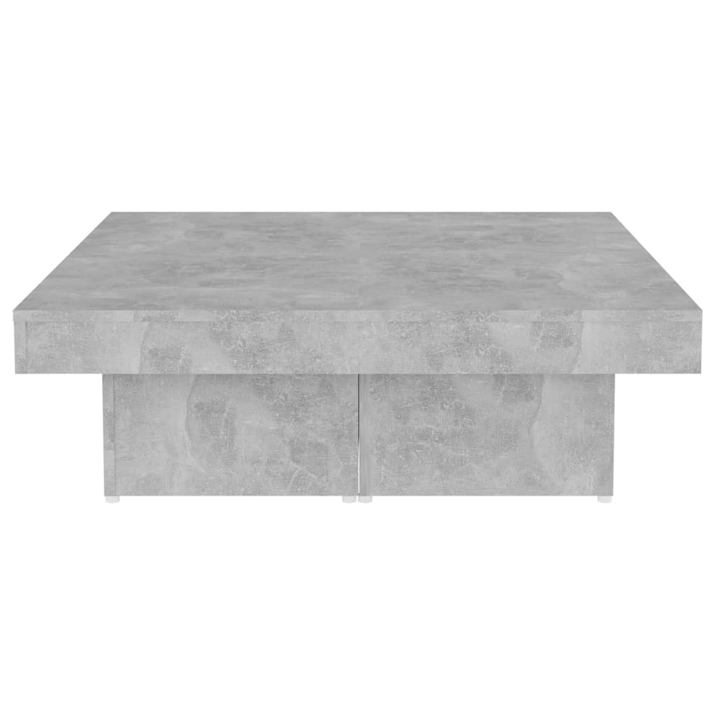 Couchtisch Betongrau 90x90x28 cm Holzwerkstoff