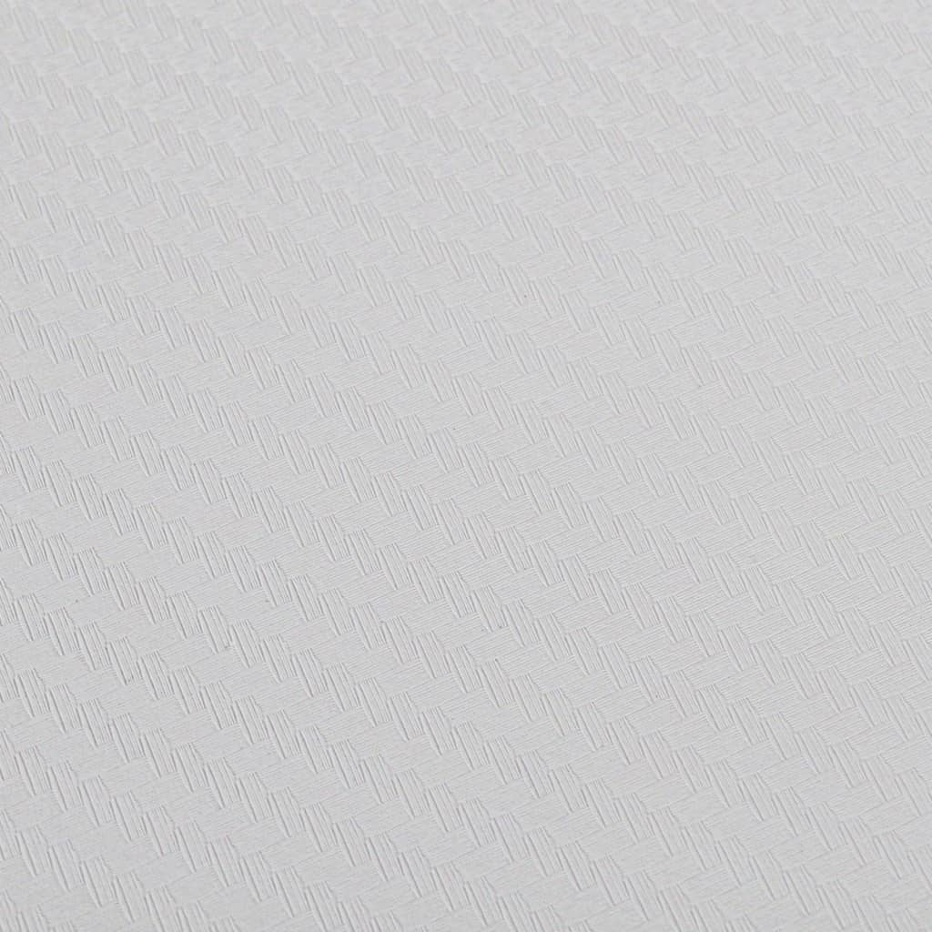 Autofolien 2 Stk. 3D Weiß 100x150 cm