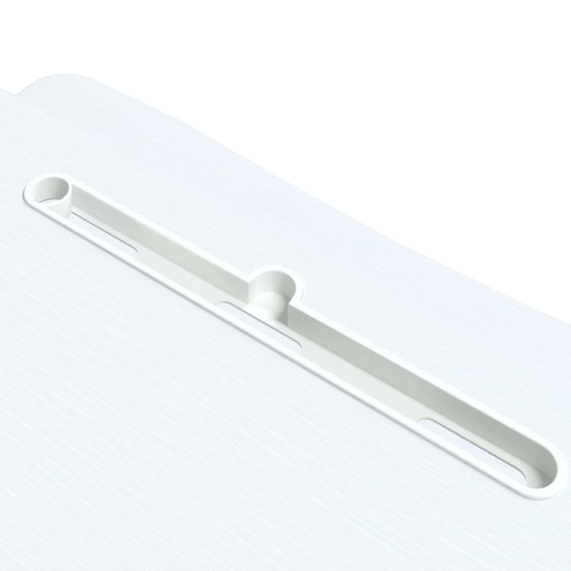 Arbeitsstation Verstellbar 90x40x(13-50) cm Stahl Holzwerkstoff