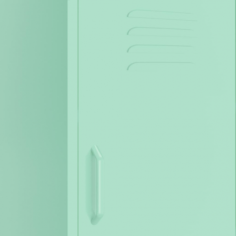 Lagerschrank Minzgrün 42,5x35x101,5 cm Stahl
