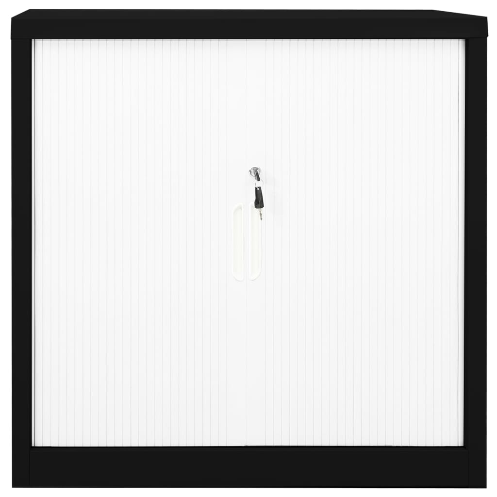 Schiebetürenschrank Stahl 90x40x90 cm Stahl