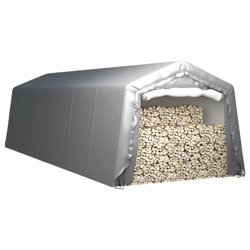 Lagerzelt 300x900 cm Stahl Grau